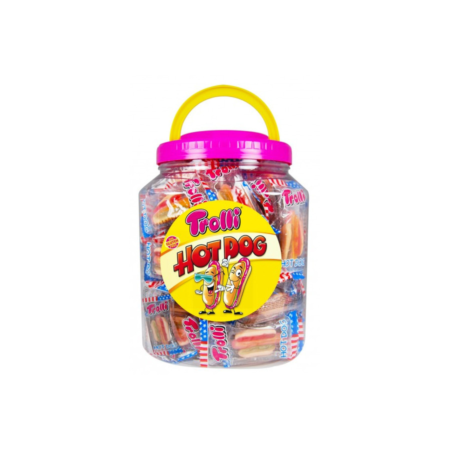 Trolli hot dog caramelle gommose 60 x 9 g