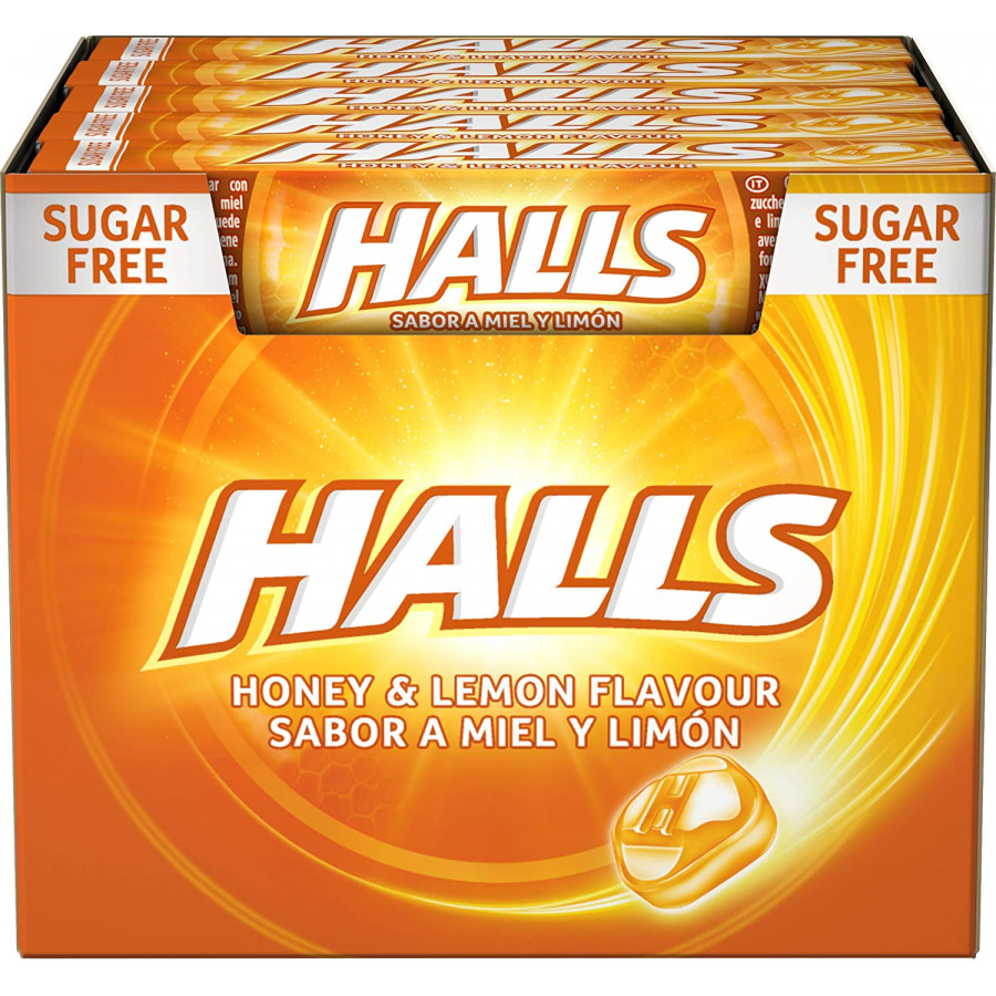 Caramelos Halls Stani Miel Sabor Limon X 12 U